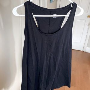 Old Navy Black Razor Back Tabk